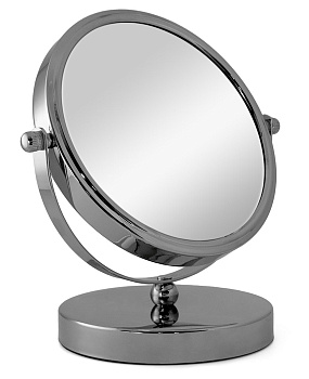 Зеркало Weisen WS-834B-CHR настольное, 10Х-увеличение, d 15 см, h 19,5 см