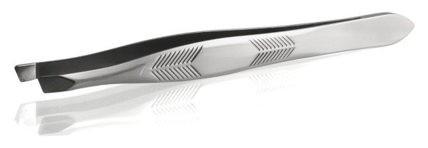 Фото Пинцет Weisen NGHM-002A скошенный, глянцевый, 9 см (Пинцеты для бровей)