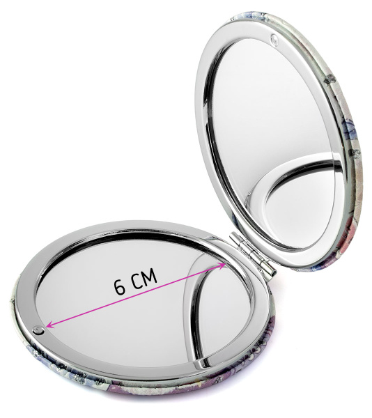 Фото Зеркало компактное Weisen WSPK-142-4 Котята, круглое, d 7 см (Зеркала карманные)