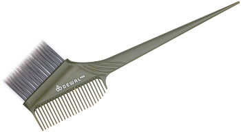 Кисть для окрашивания DEWAL JB43green с прямой щетиной разной длины, 55 мм, зеленая