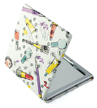 Зеркало компактное Weisen WSPK-144-1 Make-up, квадратное, 7,2х7,2 см