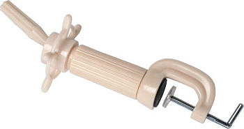 Штатив для головы манекена Dewal H0931 настольный пластиковый, белый