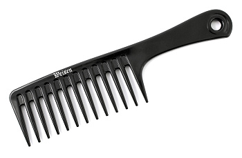 Гребень Weisen ABS-75739 Black с ручкой, 25 см, черный