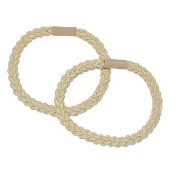 Резинки для волос Weisen WSRJ-1000, молочные, 2 шт.