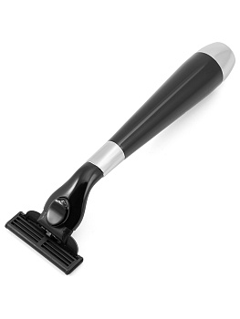 Бритвенный станок Weisen MSS-02 BLK/S Black&Silver, черный с серебром