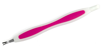 Триммер для удаления кутикулы с пушером Weisen RRK-706 Pink, розовый