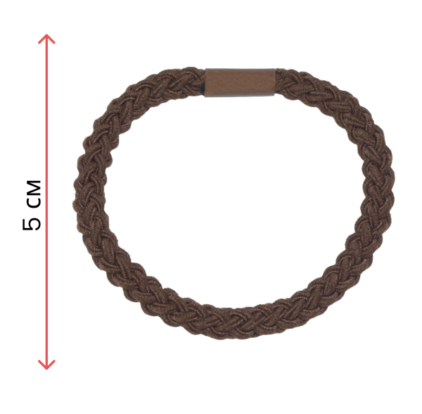 Фото Резинки для волос Weisen WSRJ-1000, коричневые, 2 шт. (Резинки)