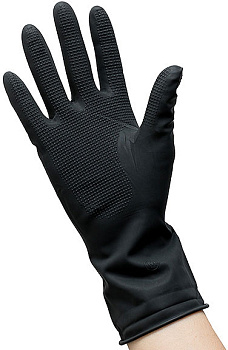 Перчатки латексные harisma h10959 S, рифленые, размер S, 2 шт. в уп.
