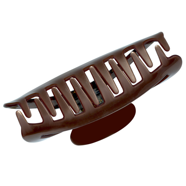 Фото Заколка-краб для волос Weisen WSRJ-839 Мокко, средний, 10 см, 1 шт. (Заколки)