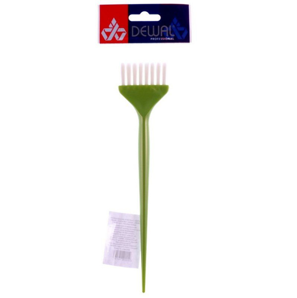 Фото Кисть для окрашивания Dewal JPP048-1 green с прямой щетиной узкая, 45 мм (Кисти для окрашивания волос)