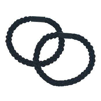 Резинки для волос Weisen WSRJ-1000, черные, 2 шт.