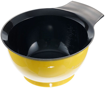 Чаша для краски Dewal T-005mango, с ручкой с прорезиненной вставкой 330 мл