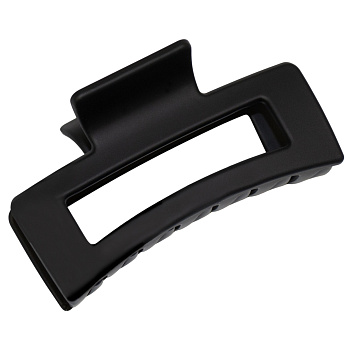 Заколка-краб для волос Weisen WSRJ-1082 Черный, матовый, 1 шт.