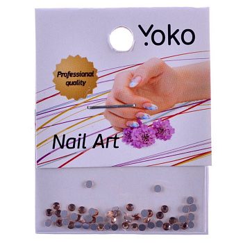 Стразы для дизайна ногтей Yoko Y STR 8, стекло