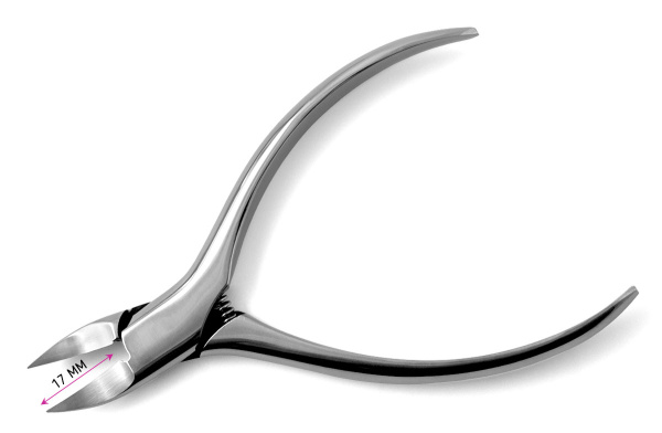 Фото Кусачки для педикюра Weisen NGHD-031, матовые, 17 мм (Кусачки для педикюра)