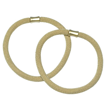 Резинки для волос Weisen WSNA-1217-2 бежевые, 2 шт