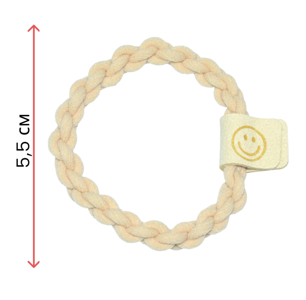 Фото Резинки для волос Weisen WSNA-15 молочные, 2 шт. (Резинки)