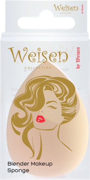 Фото Спонж для макияжа Weisen PN01010 Peach (Профессиональные спонжи)