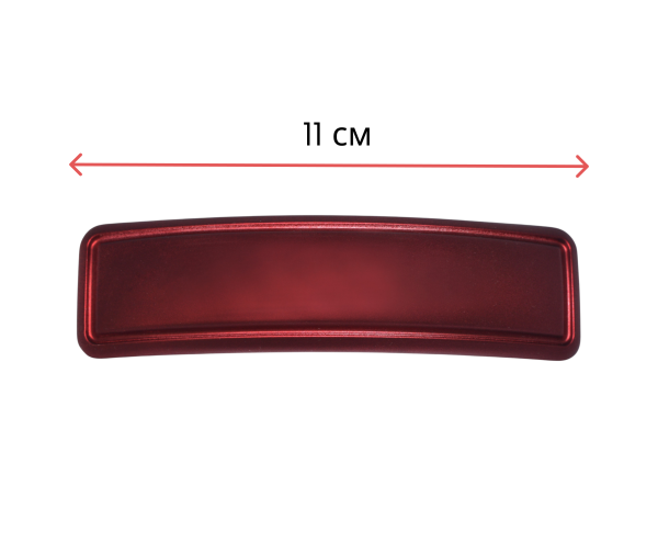 Фото Заколка-автомат для волос Weisen WSAN-85-6 бордовая, матовая, широкая, 1 шт. (Заколки)