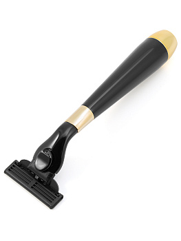Бритвенный станок Weisen MSS-01 BLK/G Black&Gold, черный с золотым