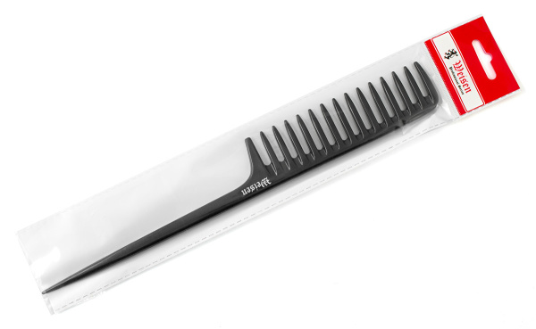 Фото Гребень Weisen ABS-70839 Black с пластиковым хвостиком, 29 см, черный (Гребни)