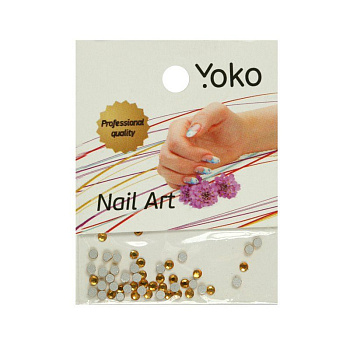 Стразы для дизайна ногтей Yoko Y STR 11, стекло