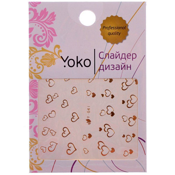 Слайдер-дизайн для ногтей Yoko Y SD-Y 041