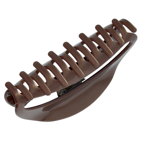 Фото Заколка-краб для волос Weisen WSRJ-838 Мокко, средний, 10 см, 1 шт. (Заколки)