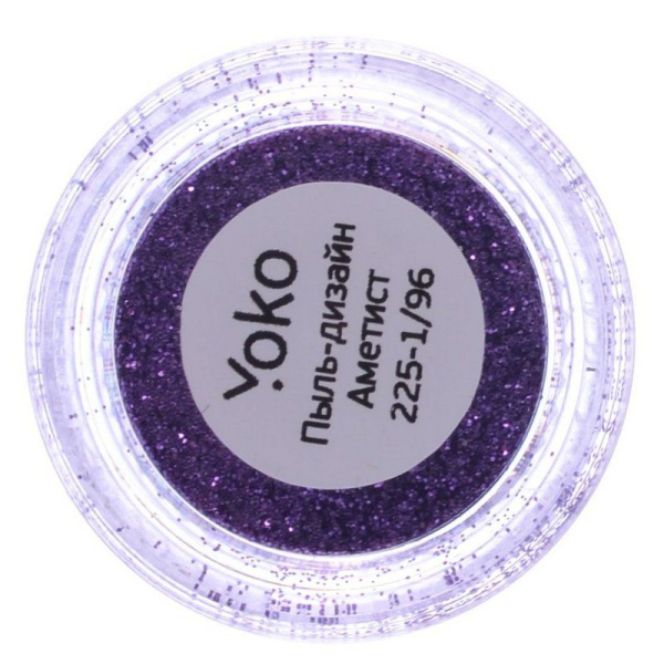 Фото Пыль для дизайна ногтей Yoko Y 764-1/128, чёрный кофе (Пыль для дизайна ногтей)