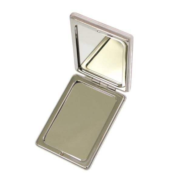 Фото Зеркало компактное Weisen WS-182-2 Блестки, прямоугольное, 8,5х6 см (Зеркала карманные)