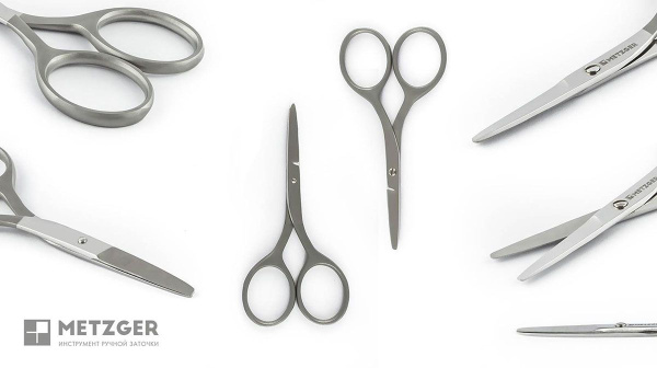 Фото Ножницы безопасные Metzger CN-300-S (ST) для носа, 10 см (Ножницы безопасные)
