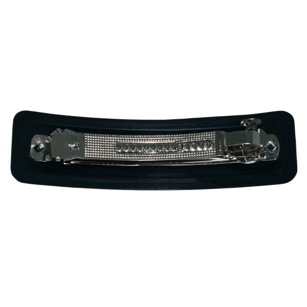 Фото Заколка-автомат для волос Weisen WSAN-85-3 черная, матовая, широкая, 1 шт. (Заколки)