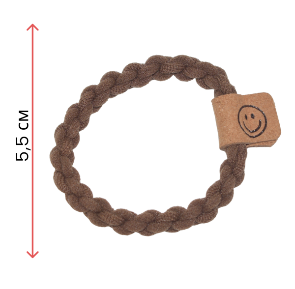 Фото Резинки для волос Weisen WSNA-15 Коричневые, 2 шт. (Резинки)