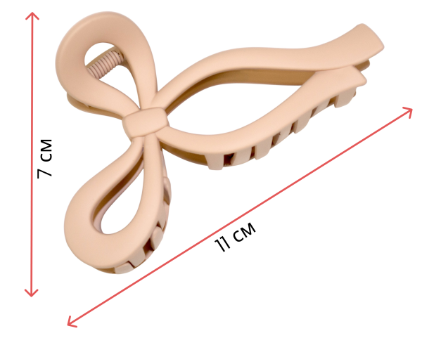 Фото Заколка-краб для волос Weisen WSRS-1105 Какао, матовый, 1 шт. (Заколки)