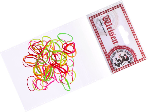 Фото Резинки для волос Weisen WSKG-133H силиконовые, mix midi 50 шт. (Резинки)