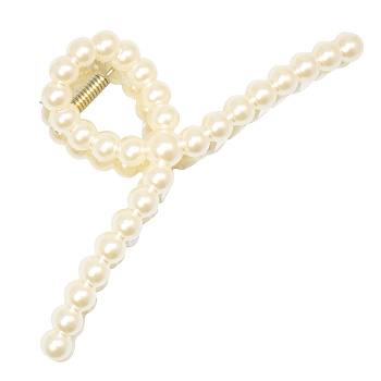 Заколка-краб для волос Weisen WSAN-942 Жемчуг, 1 шт.