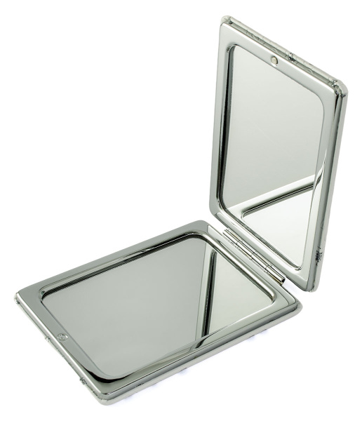 Фото Зеркало компактное Weisen WSPK-140-5 Girls, прямоугольное, 8,5х6,2 см (Зеркала карманные)