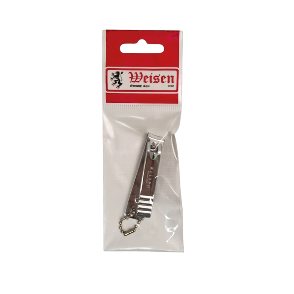 Фото Кусачки для ногтей Weisen CNC-608 C, с цепочкой (Книпсеры для ногтей)