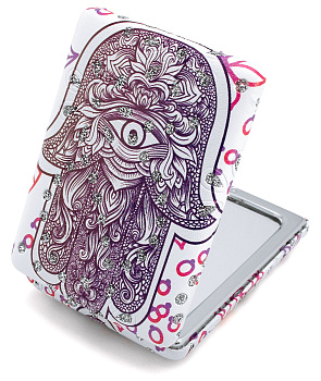 Зеркало компактное Weisen WSPK-131-6 Судьба, прямоугольное, 8,5х6,2 см