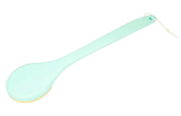 Фото Щетка для тела Weisen PA03020 Mint массажная, овальная, 38 см, мятная (Щётки для тела)