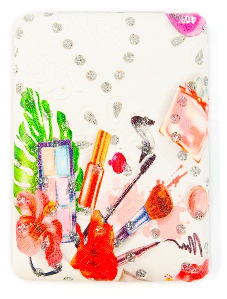 Фото Зеркало компактное Weisen WSPK-130-1 Just beauty, прямоугольное, 8,5х6 см (Зеркала карманные)