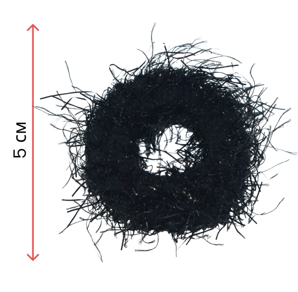 Фото Резинки для волос Weisen WSCR-111-1 Микс бежевый, розовый, черный, букле, 3 шт. (Резинки)