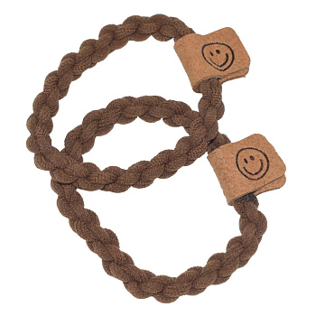 Резинки для волос Weisen WSNA-15 Коричневые, 2 шт.