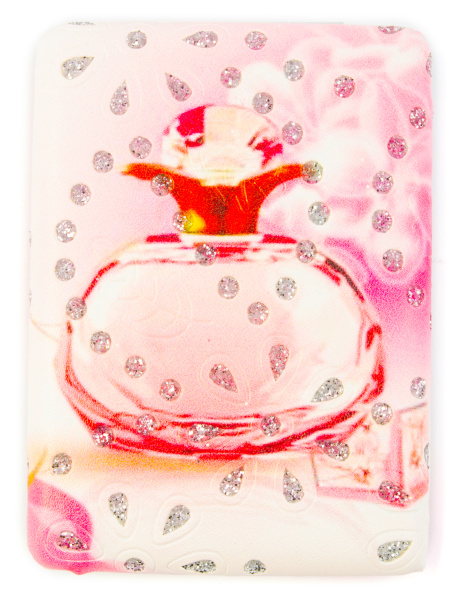 Фото Зеркало компактное Weisen WSPK-136-3 Perfume, прямоугольное, 8,5х6 см (Зеркала карманные)