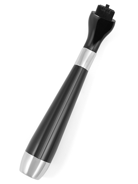 Фото Бритвенный станок Weisen MSS-02 BLK/S Black&Silver, черный с серебром (Бритвенные наборы с помазком)