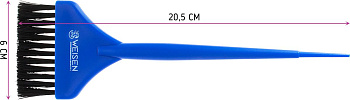 Кисть для окрашивания Weisen 1492 blue широкая, 62 мм