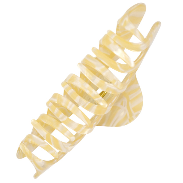 Фото Заколка-краб для волос Weisen WSRJ-836 Бежевый перламутр, средний, 11,5 см, 1 шт. (Заколки)