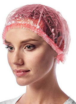 Шапочка для душа Medicosm MC-SC235-PI полиэтиленовая, 100 шт.