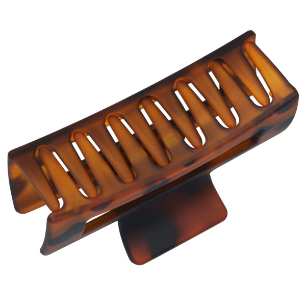 Фото Заколка-краб для волос Weisen WSAN-896-MATT Янтарь матовый, 1 шт. (Заколки)