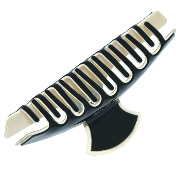 Фото Заколка-краб для волос Weisen WSRJ-884 Черный, средний, 11,5 см, 1 шт. (Заколки)